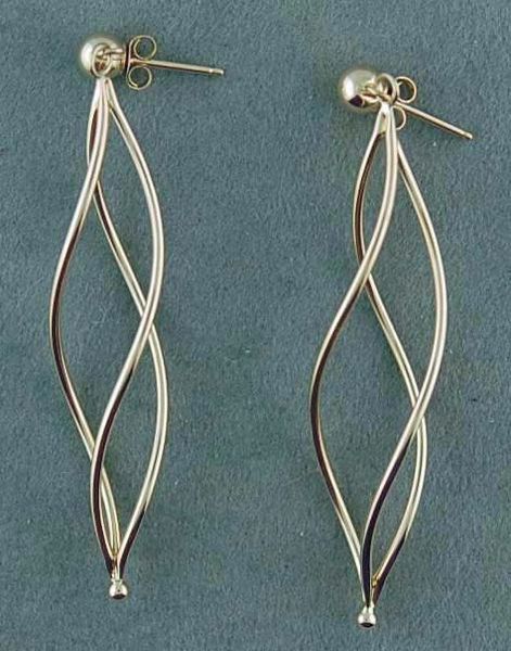 Twist Drops Earrings