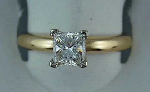 1ct Princess Solitaire