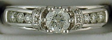 Ladies 3/4ctw Diamond Engagement Ring
