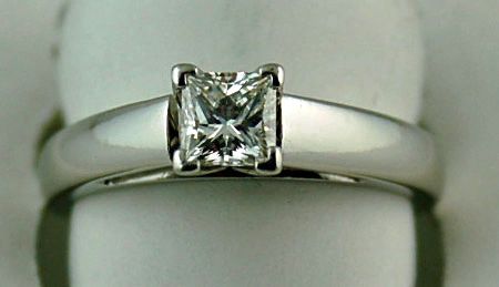 Princess Diamond Solitaire 1/2ct