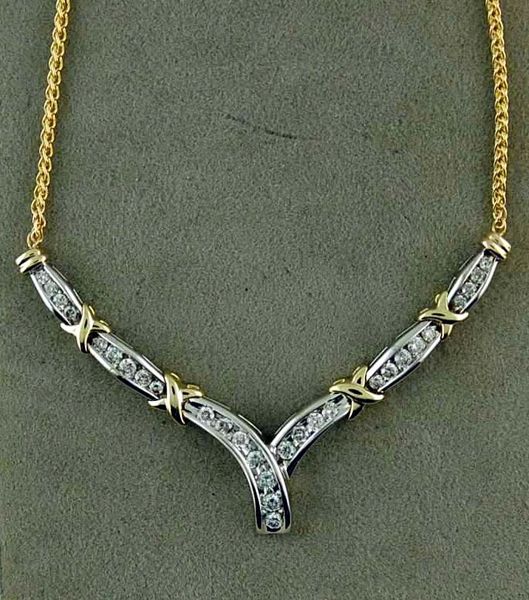 29 Diamond "V" Shaped 1ctw