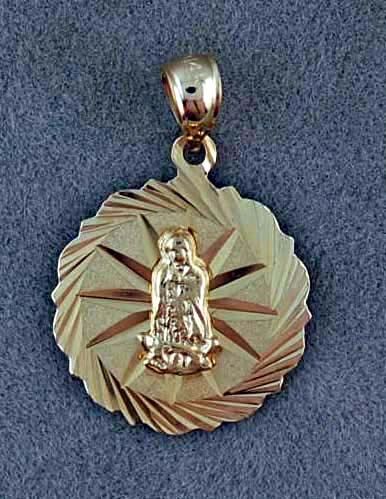Diamond Cut Religious Medallion