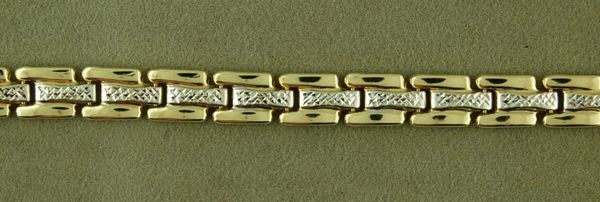 Diamond Cut Bar And Link