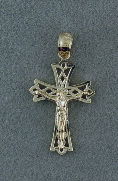 Diamond Pattern Crucifix