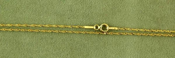 24" Rope Yellow Gold