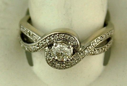 1/3ct VS H-I Diamond Swirl 1/2ctw