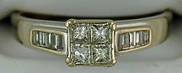 Ladies 5/8ctw Diamond Engagement Ring