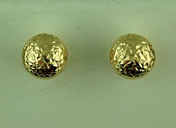 Diamond Cut Ball Studs