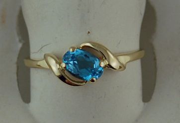 Blue Topaz Oval