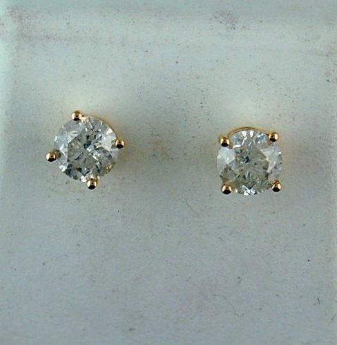 Diamond Studs 1 1/4CTW