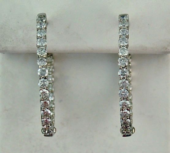 Diamond Hoops 2ctw