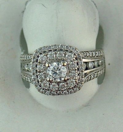 1 1/2CTW Diamond Double Halo