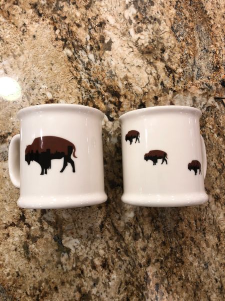 Roaming Buffalo Coffee Mug Modern