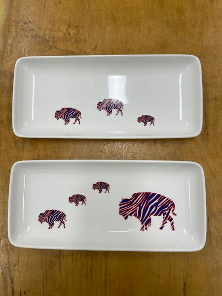 Very Limited Edition Playoff Inspired Roaming Buffalo Dinner Platter