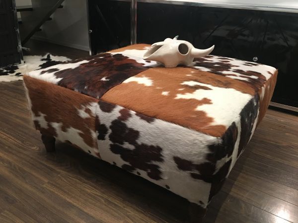 Etsy Cowhide Ottoman Brazilian Cowhide Be Sofia Be Sofia