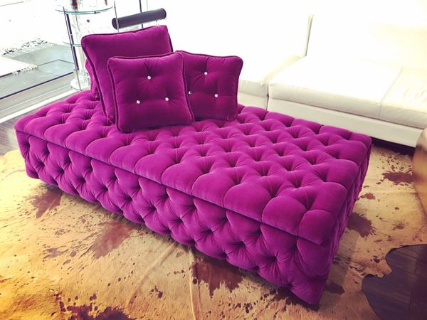 tufted ottoman with storage- sofa- bench- chaise lounge