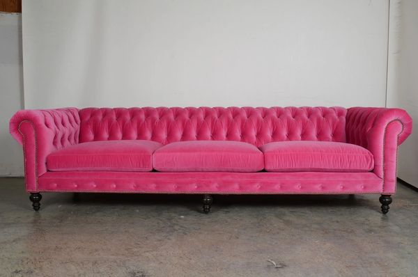 Velvet Chesterfield Sofa Authentic Furniture Velvet Button Tufted Be Sofia