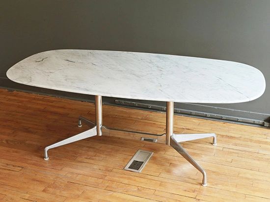 Charles & Ray Eames for Herman Miller Aluminum Group Dining Conference Table Be Sofia