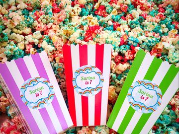 Coloured Popcorn 