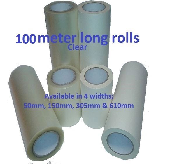 Application, Transfer tape for signmaking, medium tack, clear. Zoom