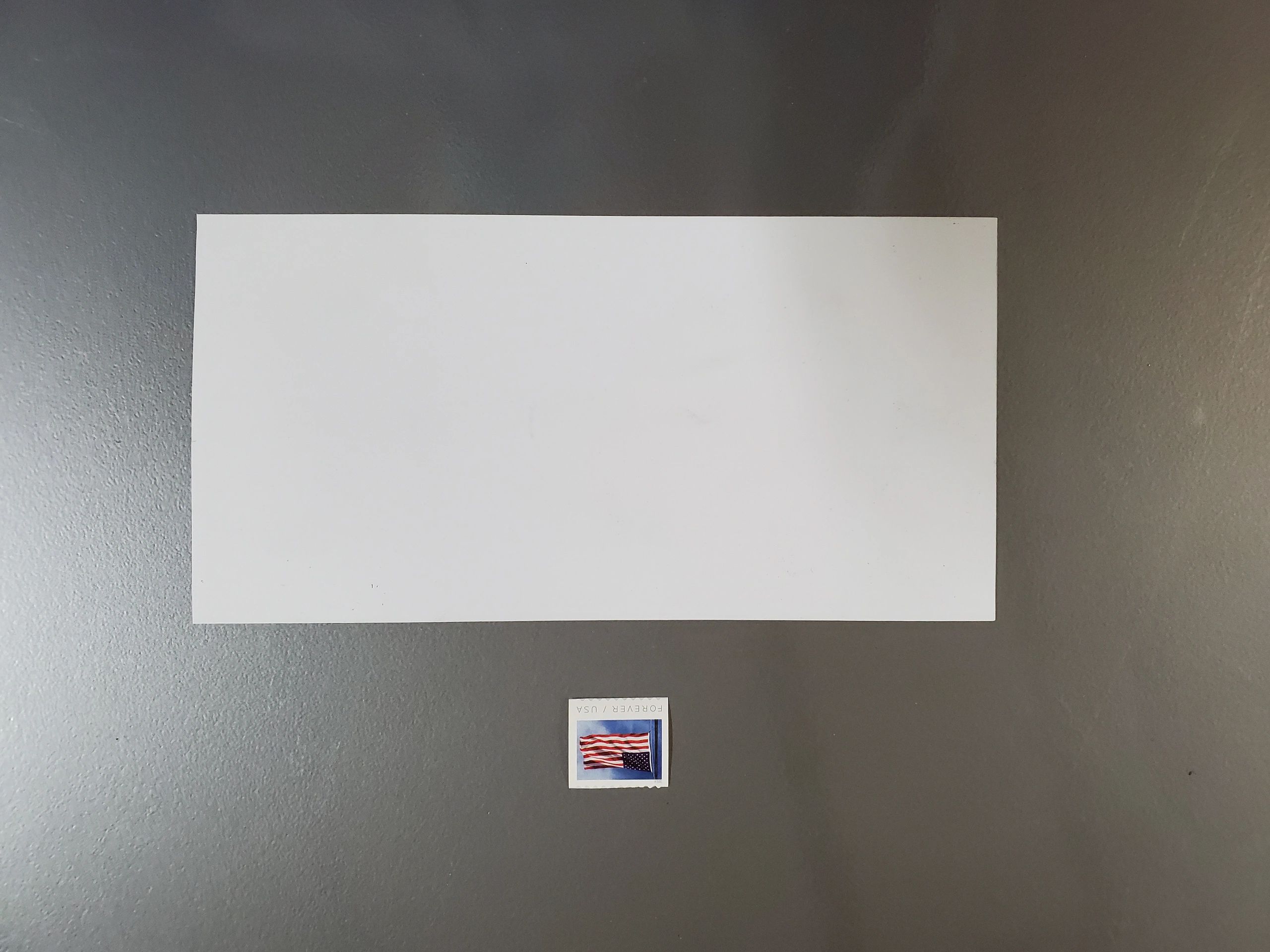 4.5" x 9" x .030 Rectangle Magnetic Sheet Blank Blanks White Lots one to ten 