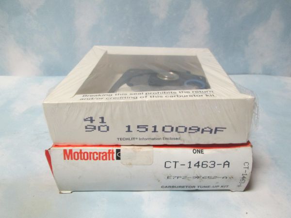 CT-1463A MOTORCRAFT CARBURETOR KIT 87 Ford Escort 1.9L 86-88 Ford Taurus 2.5L Sedan LS 4-Door G.L 4 Door MT-5 Sedan 4-Door LX