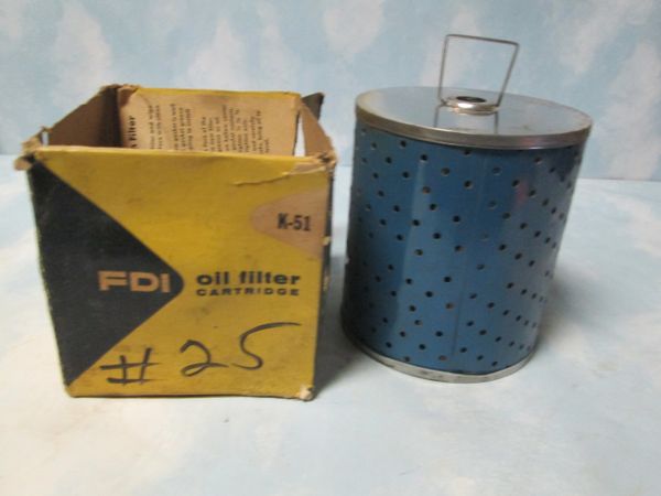 K51 FDI HEAVY DUTY OIL FILTER NEW 1942-1962 BUICK CADILLAC OLDSMOBILE CHEVROLET