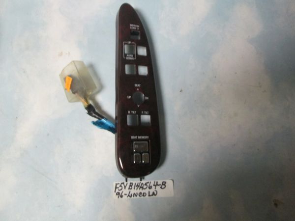 F5VB-14A564-B F5VB-14776-AB LINCOLN TOWN CAR P0WER WINDOW SWITCH NEW OEM BROWN