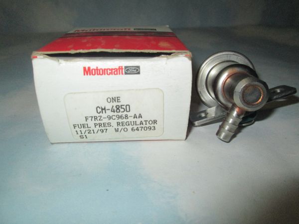 CM-4850 MERCURY COUGAR FORD ESCORT MYSTIC CONTOUREL PRESSURE REGULATOR NEW MOTORCRAFT F7RZ-9C968-AA