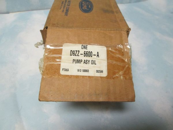 D9ZZ-6600-A PUMP ASY OIL NEW 2.3L 84-87 MERCURY COUGAR