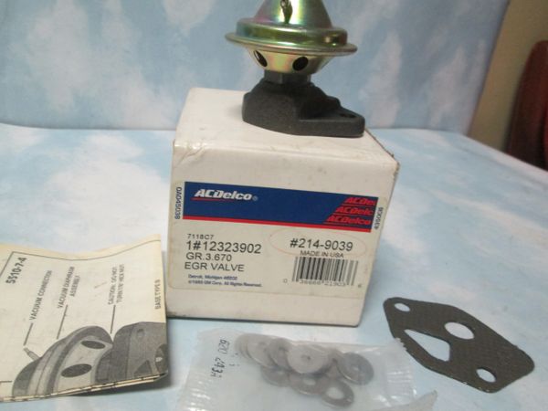 214-9039 AC DELCO EGR VALVE DODGE DIPLOMAT RAMCHARGER NEW