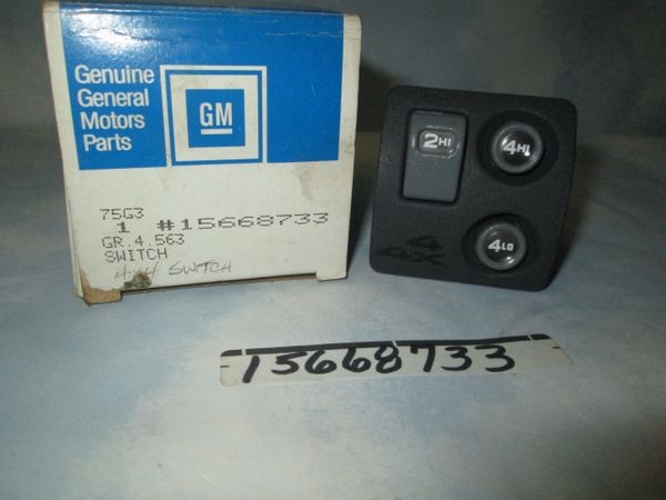 15668733 GM 4X4 DRIVE SELECTOR SWITCH NEW