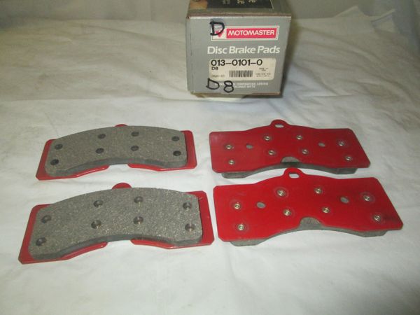 D-8 DISC PADS MOTOMASTER FRONT/REAR