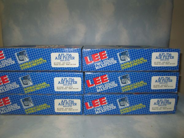 AFL-736 LEE AIR FILTER GM SET OF 6 NOS