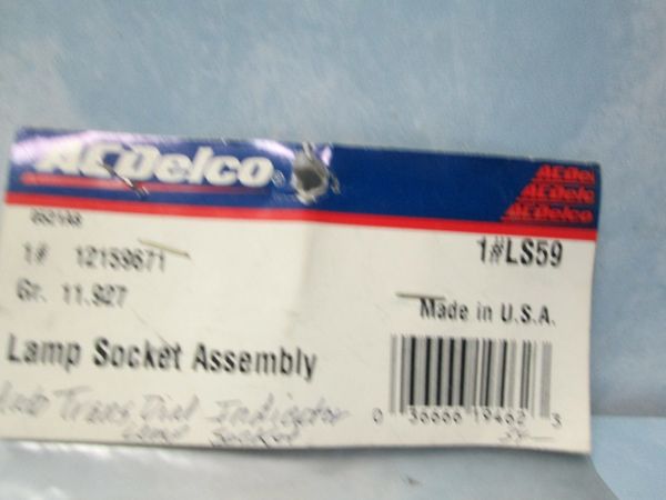 LS59 AC DELCO LAMP SOCKET ASSEMBLY NEW