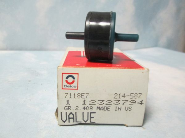 12323794 AC DELCO VACUUM DELAY VALVE NEW