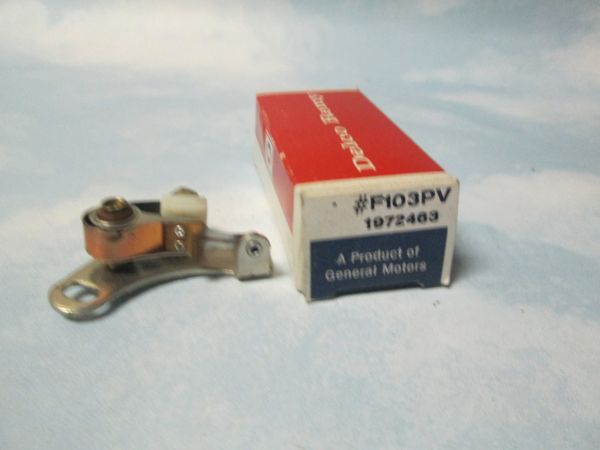F103 PV CONTACT POINT SET DELCO NEW