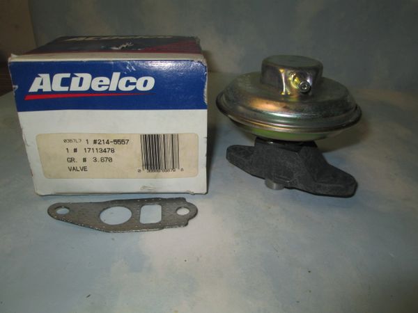 214-5557 AC DELCO EGR VALVE NEW 80-85 GM Cars