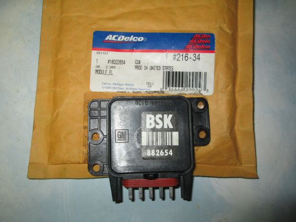 216-34 AC DELCO CONTROL MODULE KIT 02-07 Buick 3.8L NEW