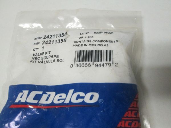 24211355 AC DELCO TRANS SOLENOID VALVE NEW