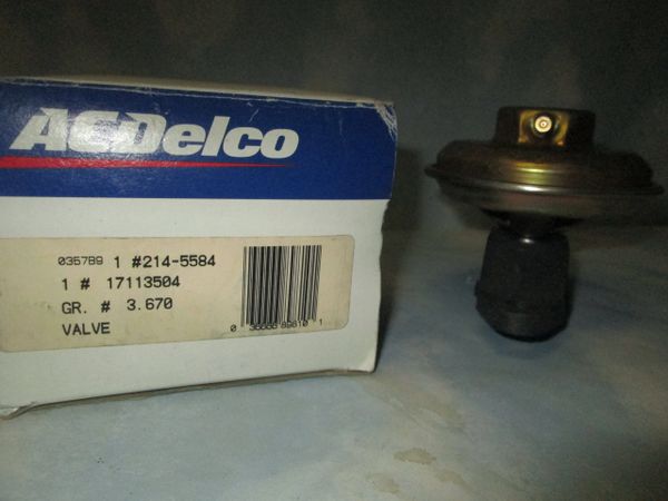 214-5587 17113507 AC DELCO EGR VALVE PONTIAC NEW