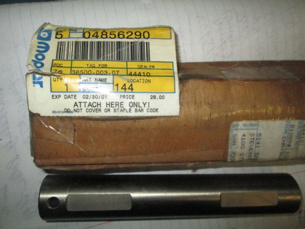 04856290 MOPAR DIFFERENTIAL PINION SHAFT NEW