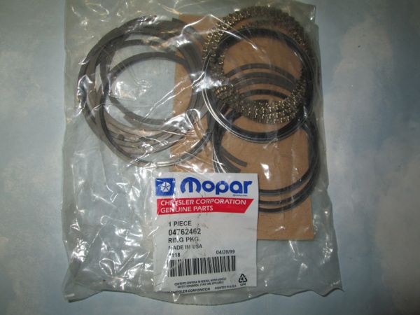 04762462 MOPAR 94-95 JEEP CHEROKEE WRANGLER 4.0 ENGINE PISTON RINGS OEM NEW