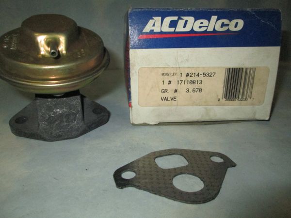 214-5327 AC DELCO PONTIAC FIERO EGR VALVE NEW