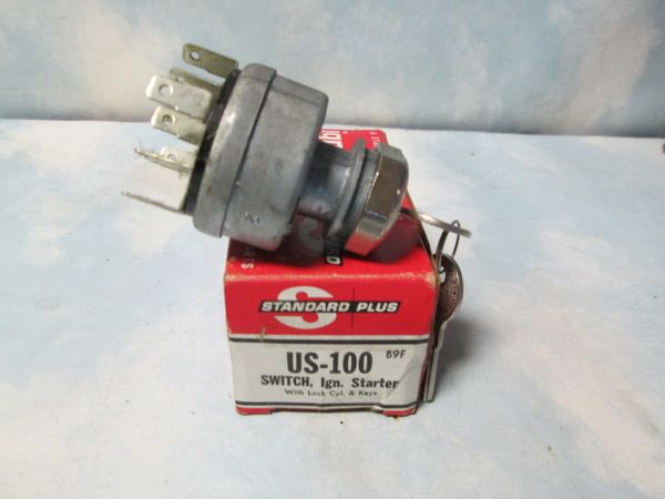 US-100 STANDARD INTERNATIONAL KEYED IGNITION SWITCH NEW LOCK & CYLINDER