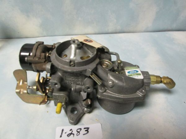 1-283 FORD TRUCK F250 CARBURETOR W CLIMATE CONTROL 1BBL REMAN