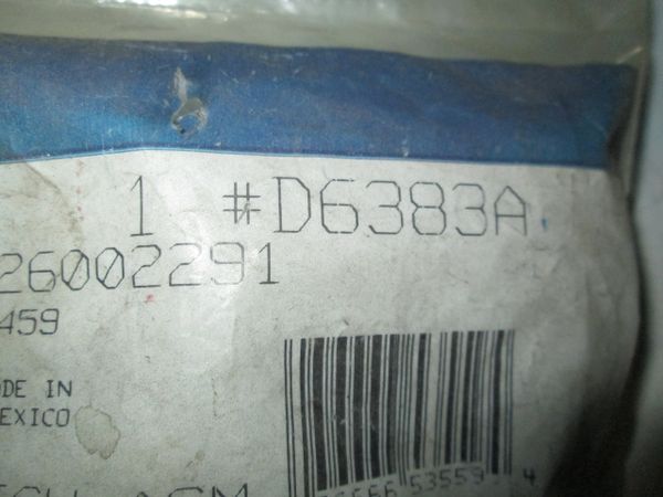 D6383A AC DELCO WIPER AND WASHER SWITCH NEW 90-93 OEM 88-89