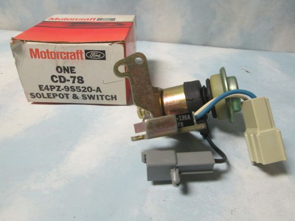 CD-78 MOTORCRAFT SOLEPOT & SWITCH NEW