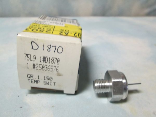 D1870 AC DELCO ENGINE METAL TEMP SWITCH NEW