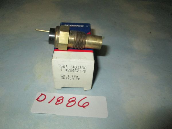 D1886 AC DELCO ENGINE TEMPERATURE SWITCH NEW